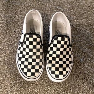 Black & white checkered VANS